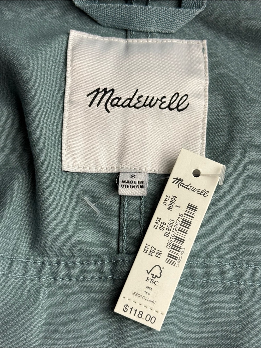 MADEWELL Cropped Cargo Jacket S - Picture 7 of 12